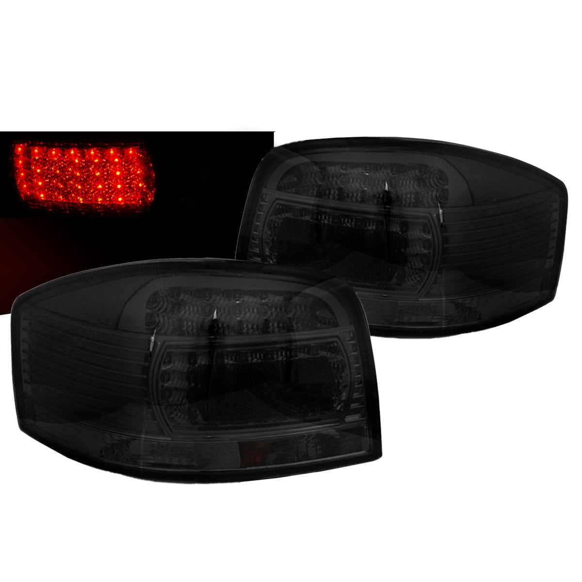 LED Rücklichter Rauch passend für Audi A3 05.03-08