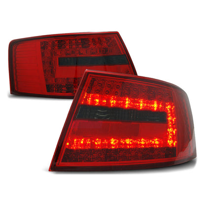 LED Rücklichter Rot Rauch passend für Audi A6 C6 Limousine 04.04-08