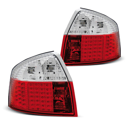 LED Rücklichter Rot Weiß passend für Audi A4 10.00-10.04
