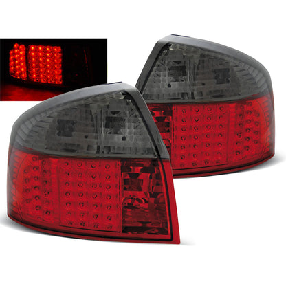 LED Rücklichter Rot Rauch passend für Audi A4 10.00-10.04