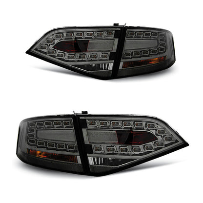 LED Rücklichter Rauch passend für Audi A4 B8 08-11 Limousine