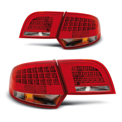 LED Rücklichter Rot Weiß passend für Audi A3 8P 04-08 Sportback