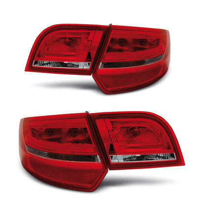 LED Rücklichter Rot Weiß passend für Audi A3 8P 04-08 Sportback