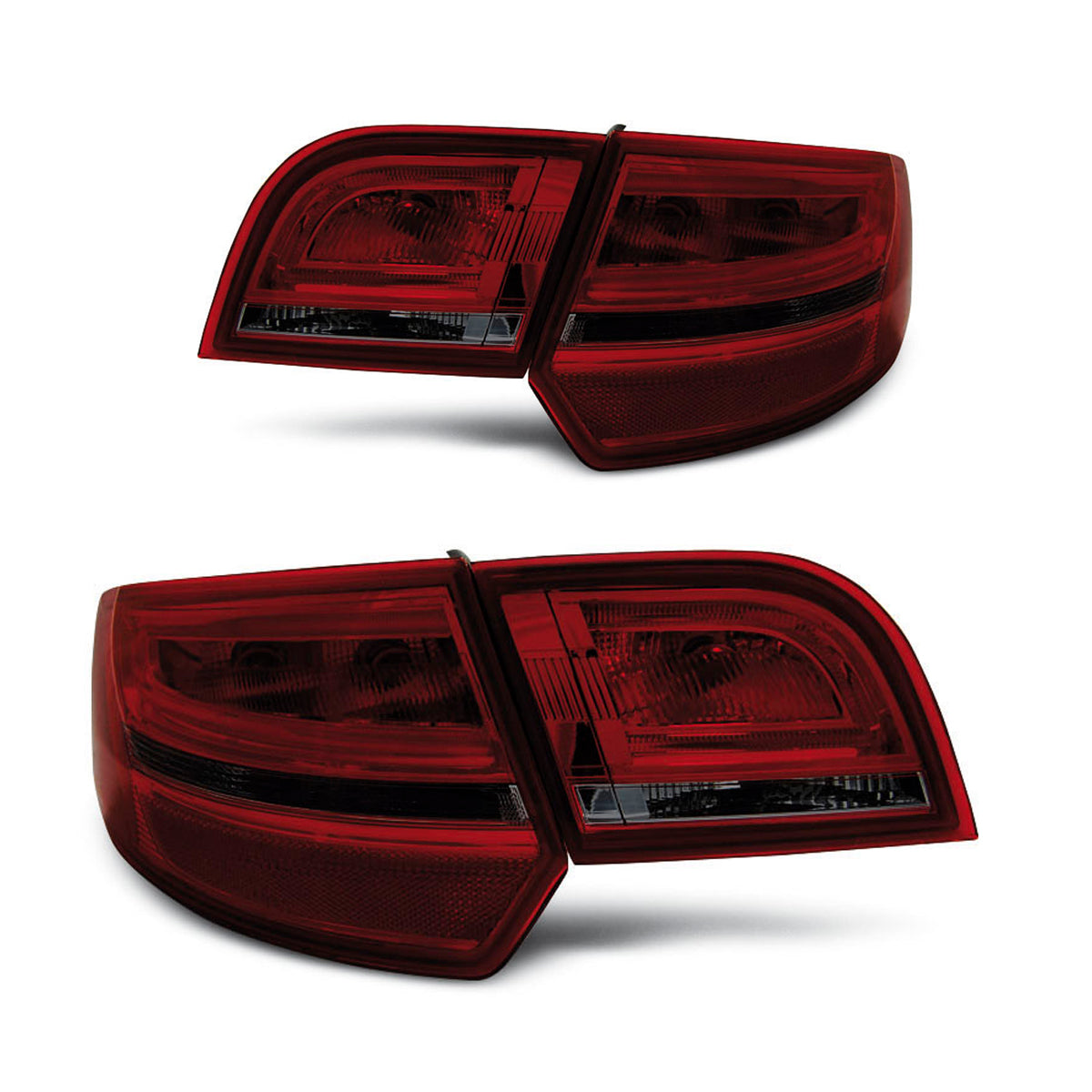 LED Rücklichter Rot Rauch passend für Audi A3 8P 04-08 Sportback