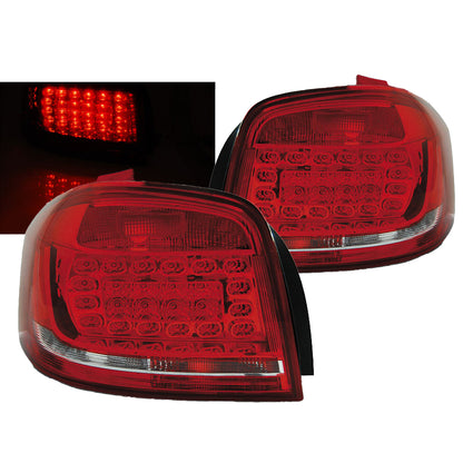 LED Rücklichter Rot Weiß passend für Audi A3 08-12