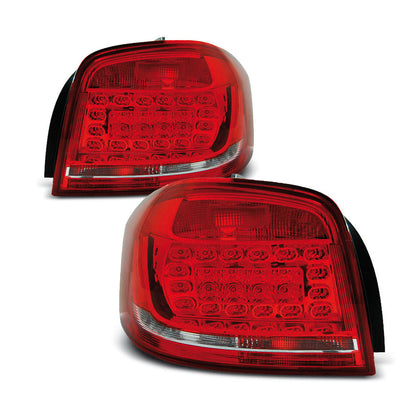 LED Rücklichter Rot Weiß passend für Audi A3 08-12