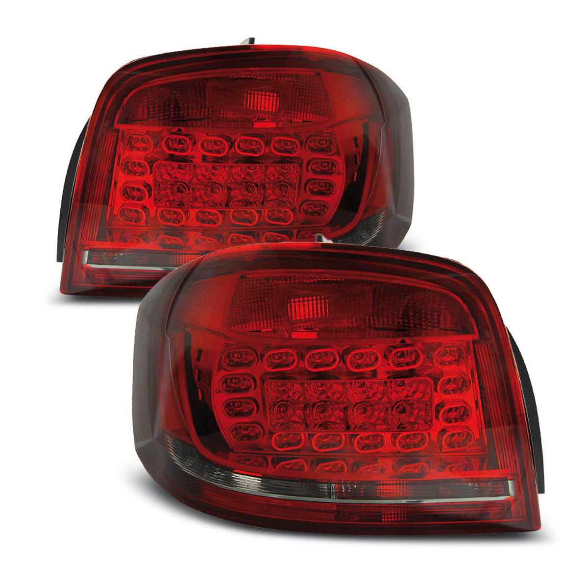 LED Rücklichter Rot Rauch passend für Audi A3 08-12
