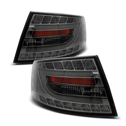 LED Rücklichter Rauch passend für Audi A6 C6 Limousine 04.04-08 6PIN