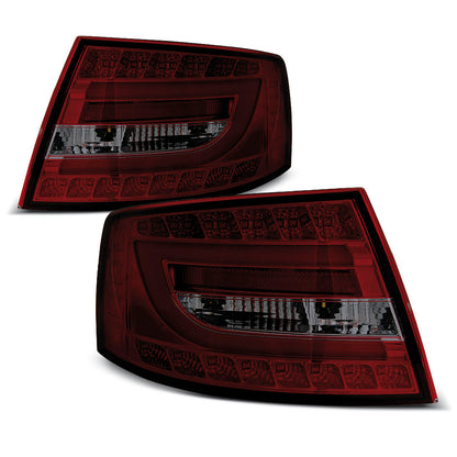 LED Rücklichter Rot Rauch passend für Audi A6 C6 Limousine 04.04-08 7PIN