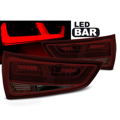 LED Rücklichter Rot Rauch passend für Audi A1 2010-12.2014