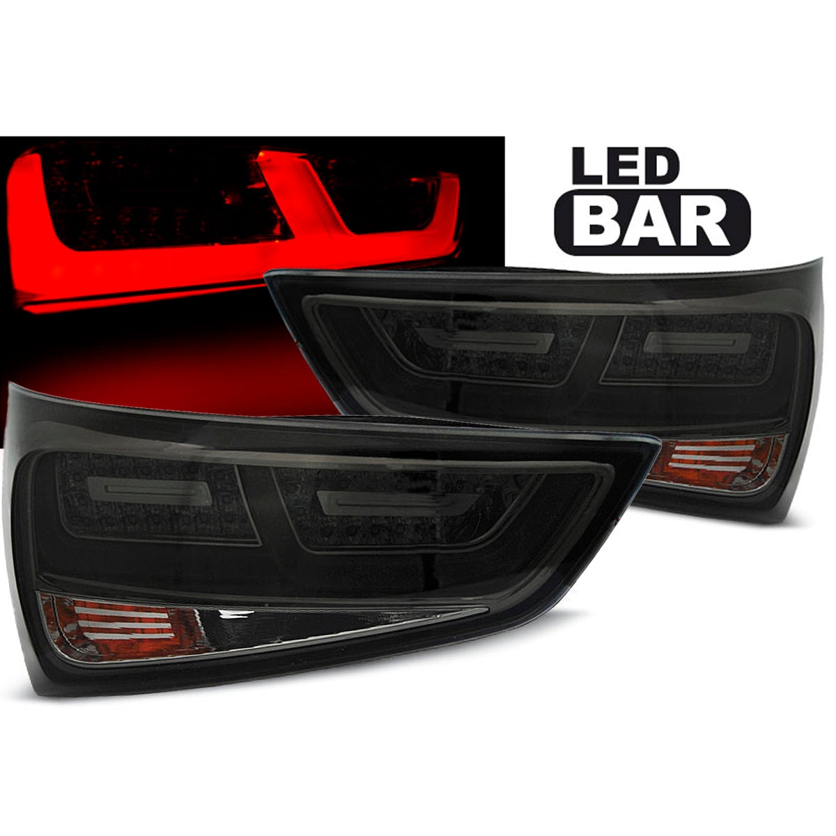 LED Rücklichter Rauch passend für Audi A1 2010-12.2014