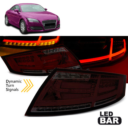 LED BAR Rücklichter Rot Rauch passend für Audi TT 04.06-02.14