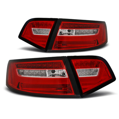 LED BAR Rücklichter Rot Weiß SEQ passend für Audi A6 08-11 Limousine