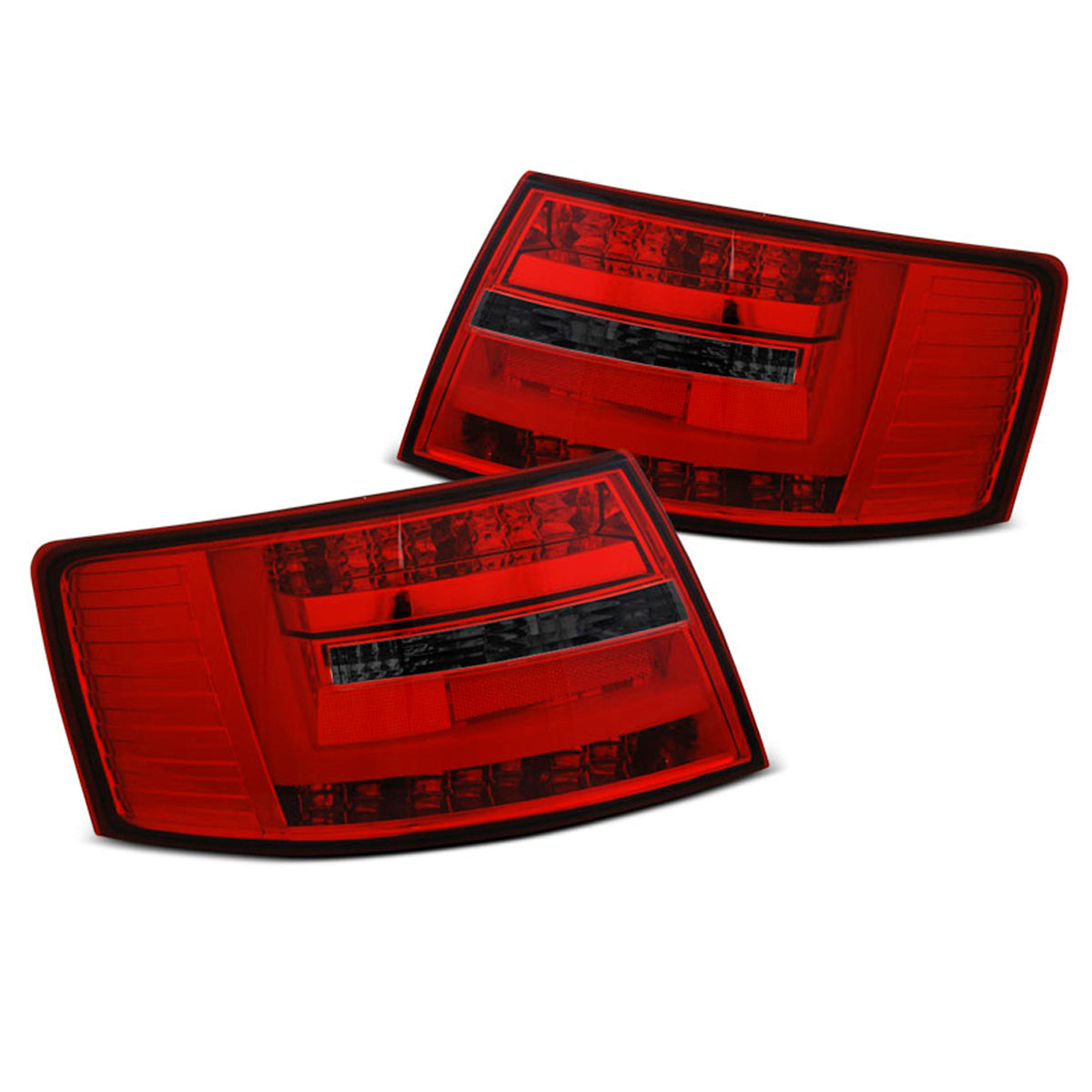 LED BAR Rücklichter Rot Rauch passend für Audi A6 C6 Limousine 04.04-08 6-PIN