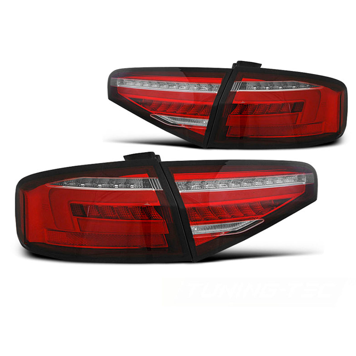 LED BAR Rücklichter Rot Weiß SEQ passend für Audi A4 B8 12-15 Limousine OEM Glühbirne