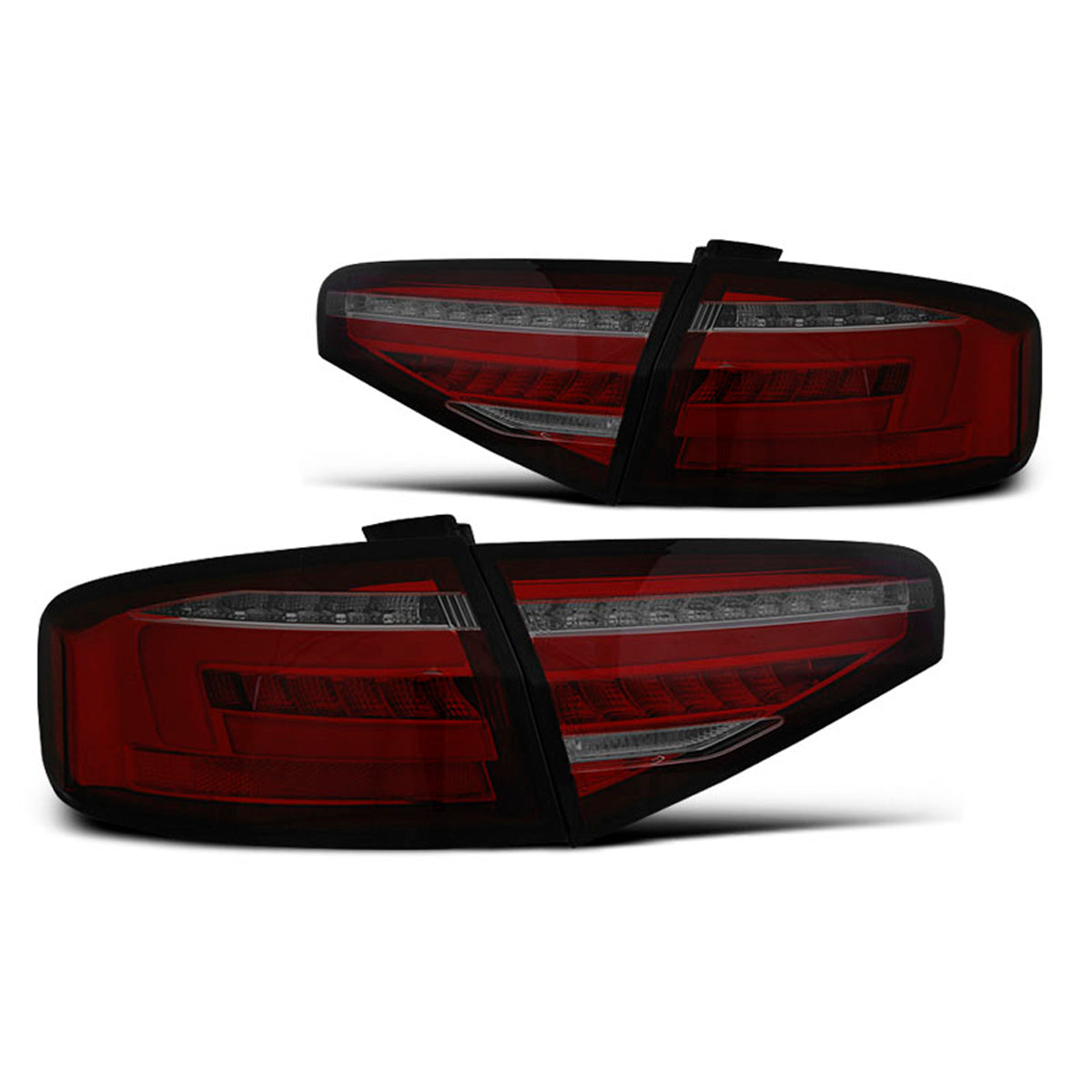 LED BAR Rücklichter Rot Rauch SEQ passend für Audi A4 B8 12-15 Limousine OEM Glühbirne