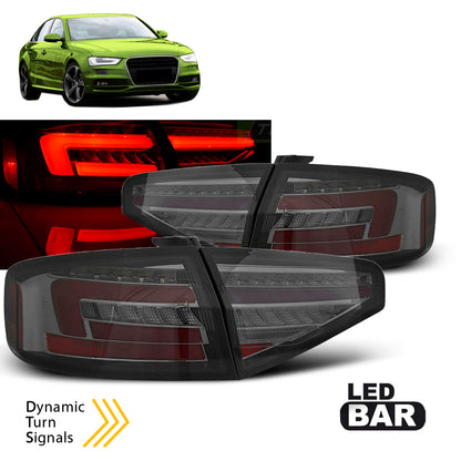 LED BAR Rücklichter Rauch SEQ passend für Audi A4 B8 12-15 Limousine OEM Glühbirne