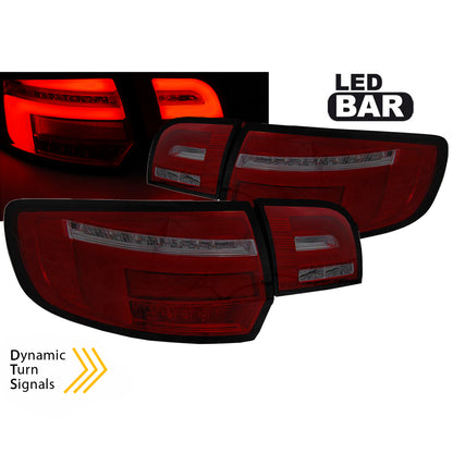 LED BAR Rücklichter Rot Rauch SEQ passend für Audi A3 8P 5D 03-08