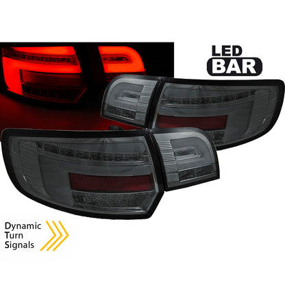 LED BAR Rücklichter Rauch SEQ passend für Audi A3 8P 5D 03-08