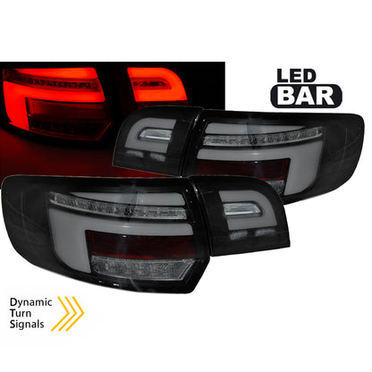 LED BAR Rücklichter Schwarz SEQ passend für Audi A3 8P 5D 03-08