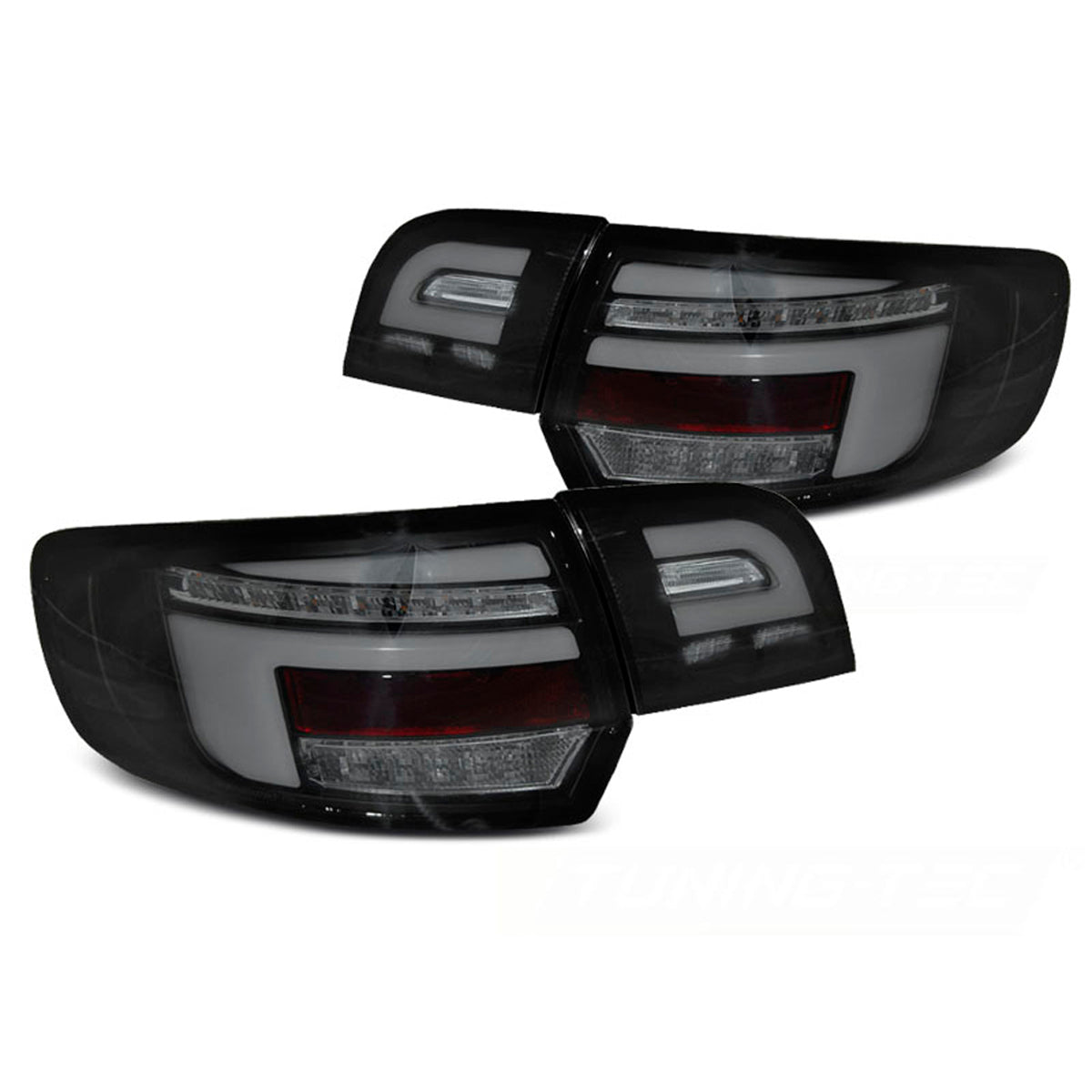 LED BAR Rücklichter Schwarz SEQ passend für Audi A3 8P 5D 03-08