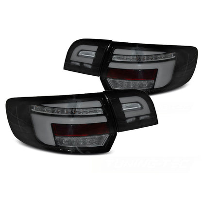 LED BAR Rücklichter Schwarz SEQ passend für Audi A3 8P 5D 03-08