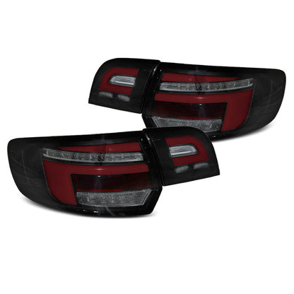 LED BAR Rot Rücklichter Schwarz SEQ passend für Audi A3 8P 5D 03-08