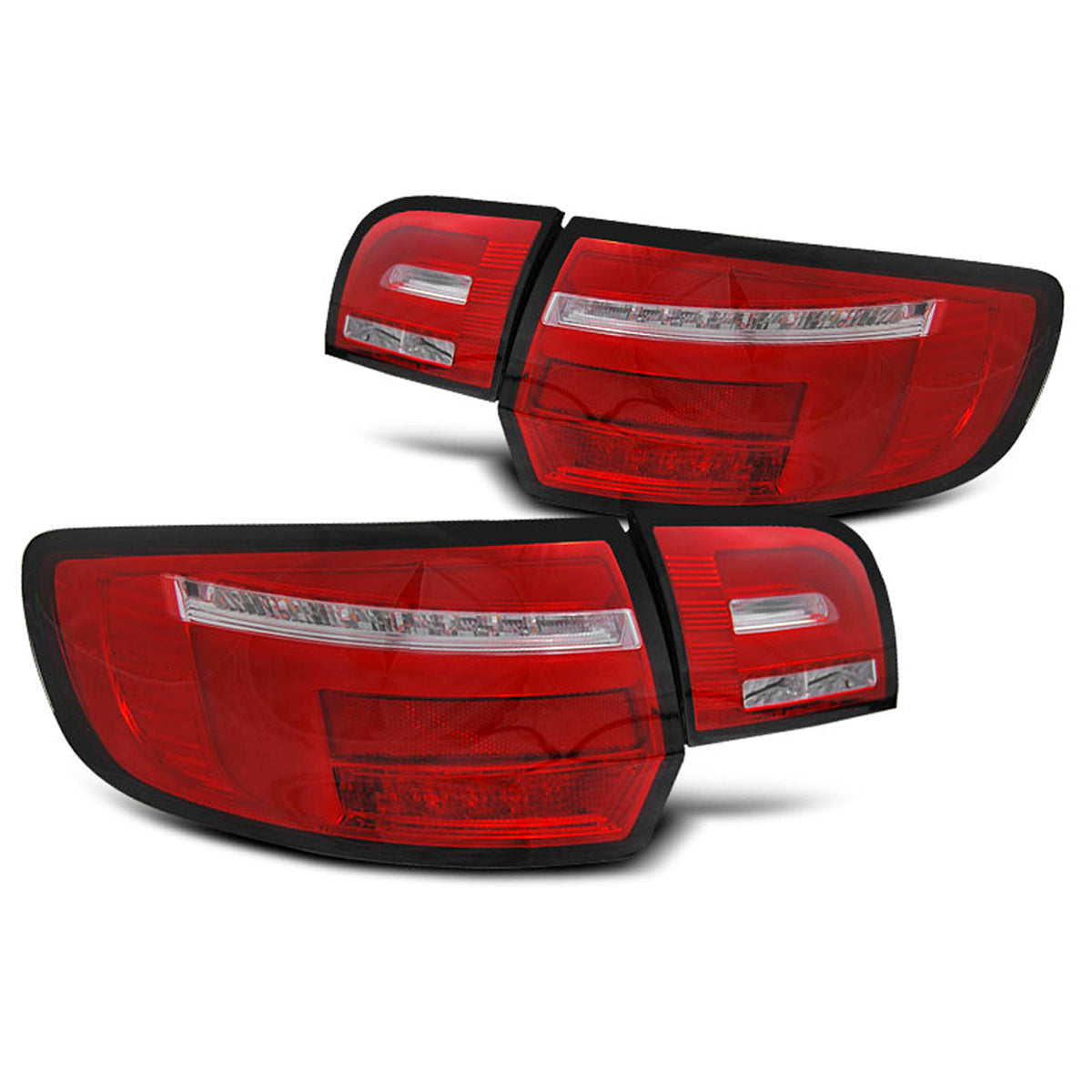 LED BAR Rücklichter Rot Weiß SEQ passend für Audi A3 8P 5D 08-12
