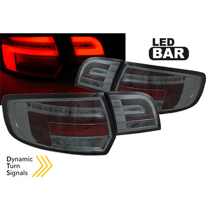 LED BAR Rot Rücklichter Rauch SEQ passend für Audi A3 8P 5D 08-12