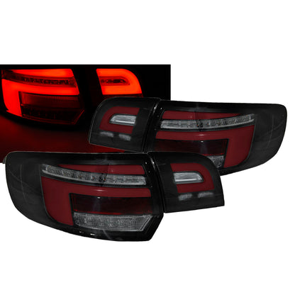 LED BAR Rot Rücklichter Schwarz SEQ passend für Audi A3 8P 5D 08-12