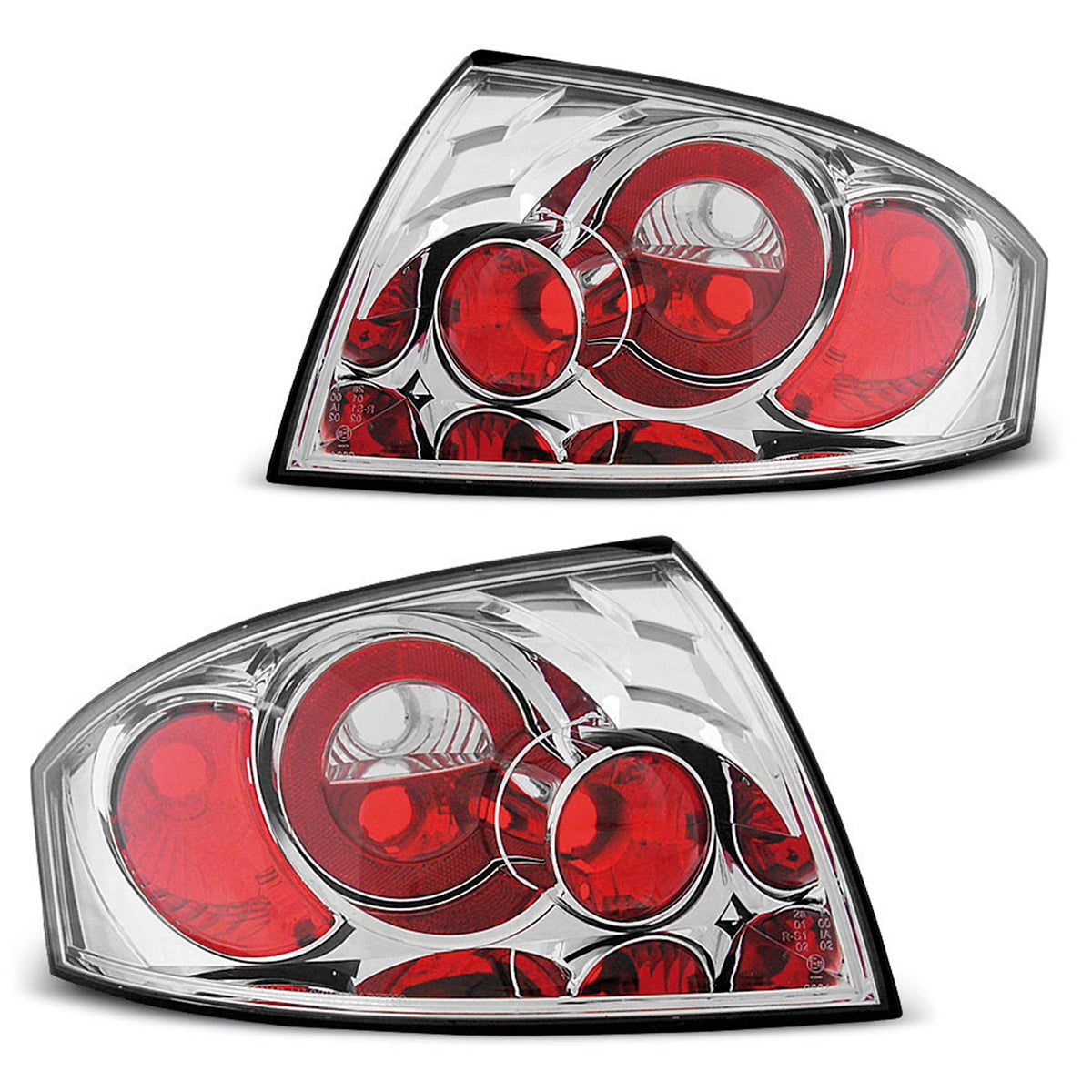Rücklichter Chrom passend für Audi TT 99-06