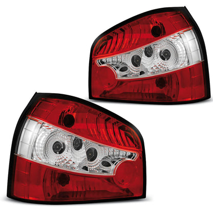 Rücklichter Rot Weiß passend für Audi A3 8L 08.96-08.00