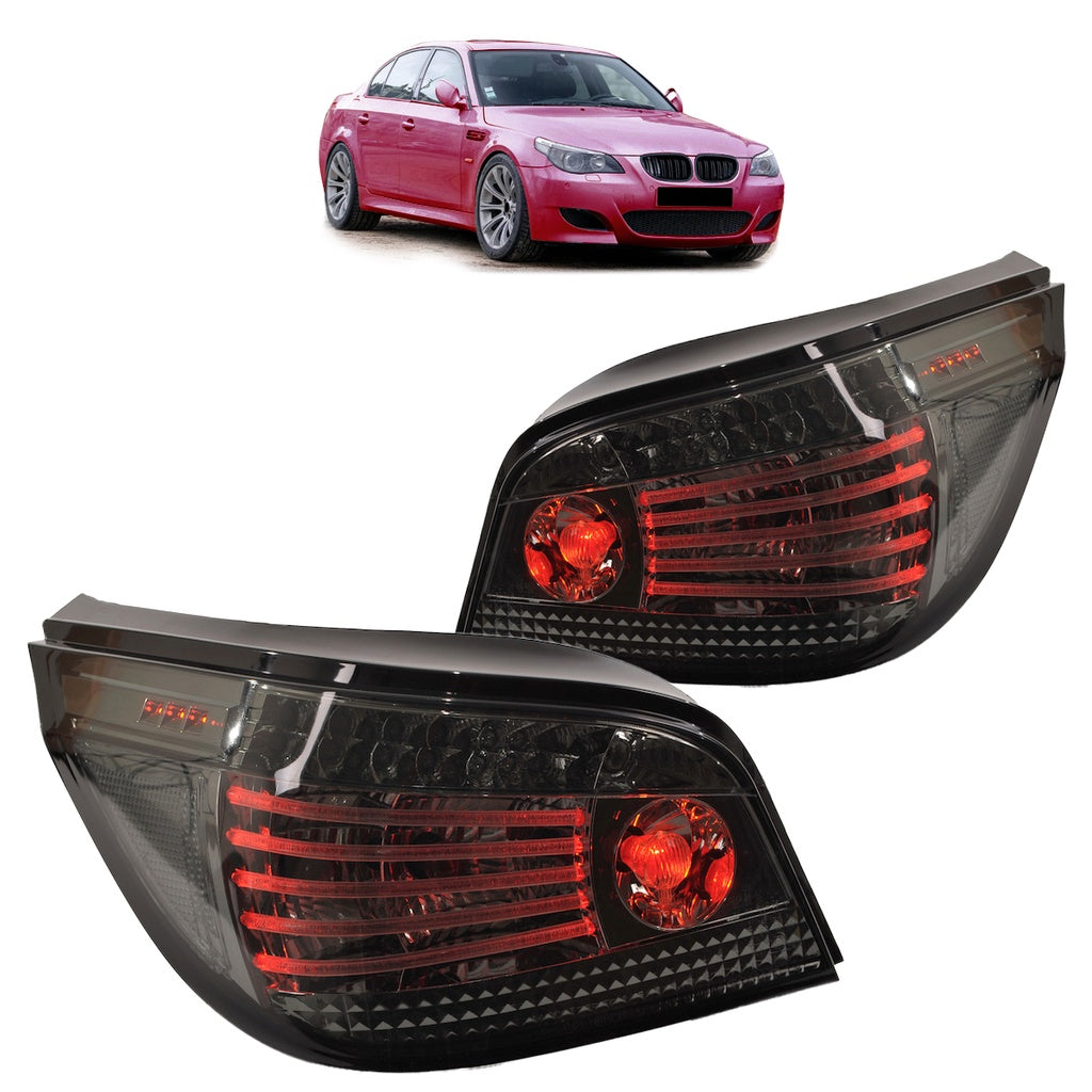 Heckleuchten Dynamisch LED Smoke passend für BMW 5er (E60) Limousine Vor-Facelift 2004-2007
