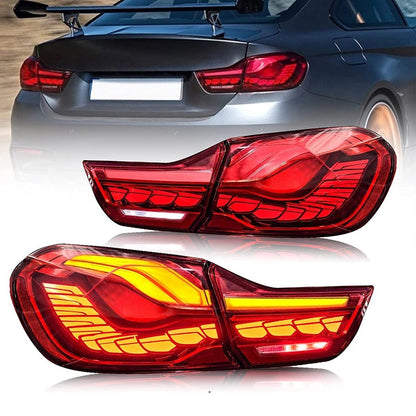 Dynamische LED Rücklichter Rot passend für BMW 4er F32 F33 F36 M4 2013-2021