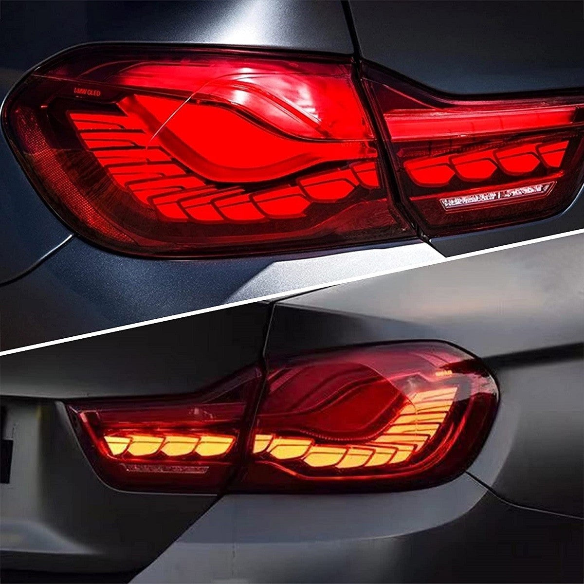 Dynamische LED Rücklichter Rot passend für BMW 4er F32 F33 F36 M4 2013-2021