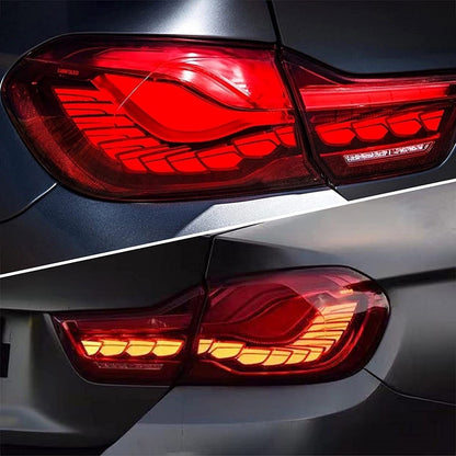Dynamische LED Rücklichter Rot passend für BMW 4er F32 F33 F36 M4 2013-2021