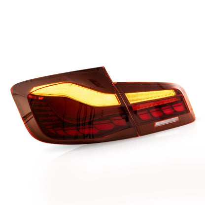 Dynamische LED Rote Rücklichter passend für BMW 5er F10 Limousine 2010-2017