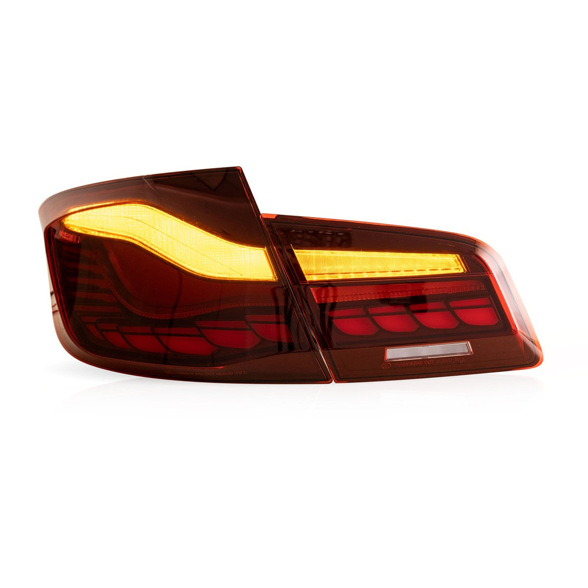 Dynamische LED Rote Rücklichter passend für BMW 5er F10 Limousine 2010-2017