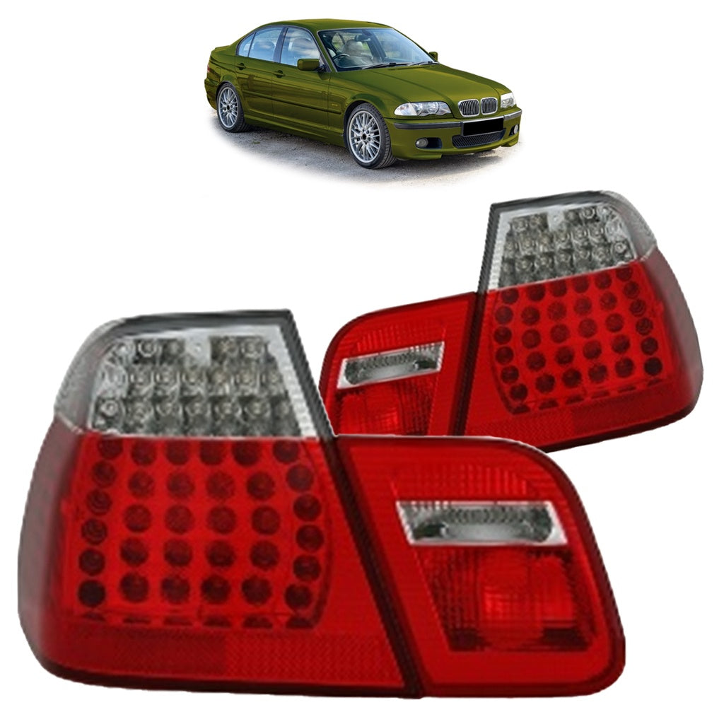 Heckleuchten LED Rot Klar passend für BMW 3er (E46) Limousine Vor-Facelift 1998-2001