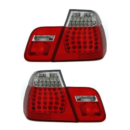Heckleuchten LED Rot Klar passend für BMW 3er (E46) Limousine Vor-Facelift 1998-2001