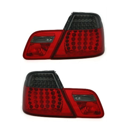 Heckleuchten LED Rot Smoke passend für BMW 3er (E46) Coupe Vor-Facelift 1999-2003