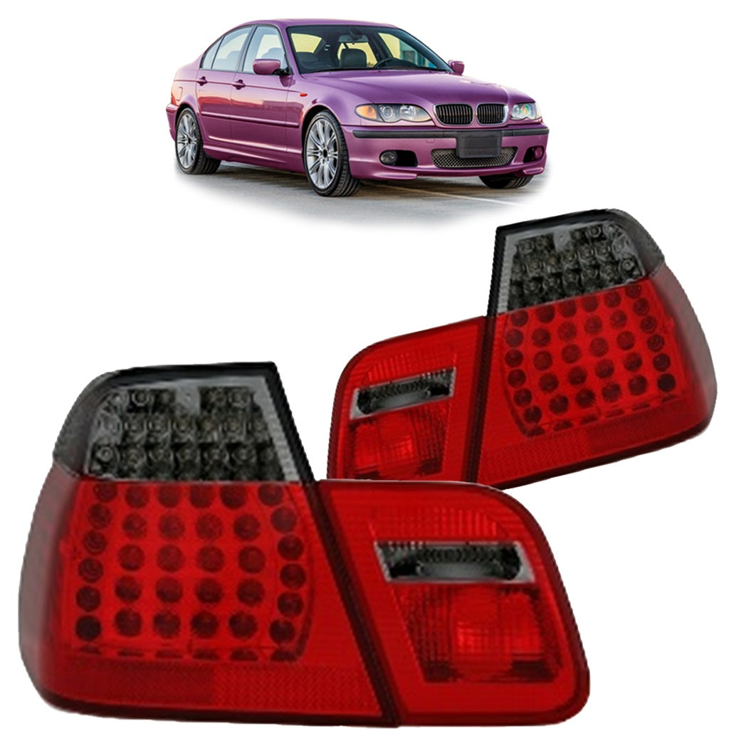 Heckleuchten LED Rot Smoke passend für BMW 3er (E46) Limousine Facelift 2001-2005