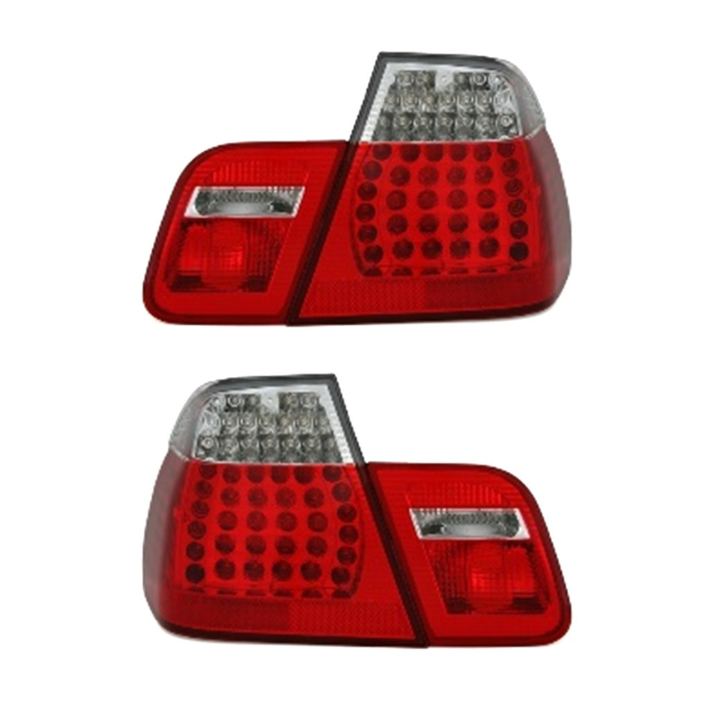 Heckleuchten LED Rot Klar passend für BMW 3er (E46) Limousine Facelift 2001-2005