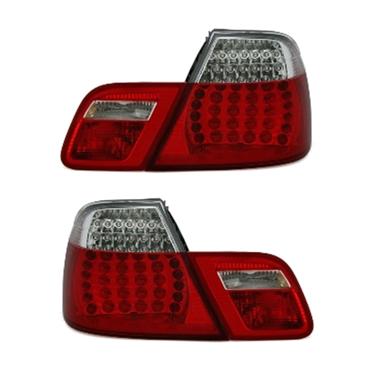 LED Rücklichter Rot Klar passend für BMW 3er E46 Coupé 2003-2006