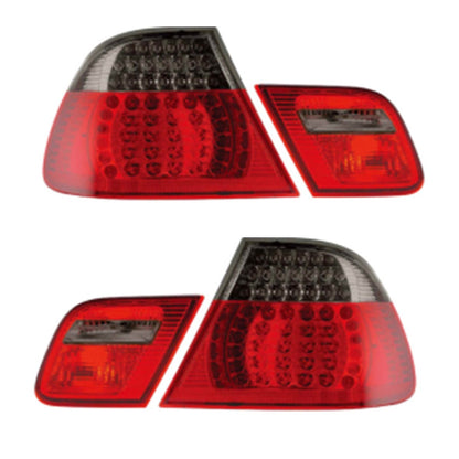 LED Rot Rauch Rücklichter passend für BMW 3er E46 Cabrio 1999-2003