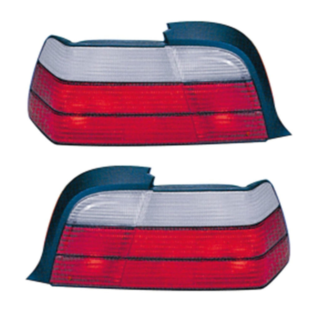 Heckleuchten Rot Klar passend für BMW 3er (E36) Coupe und Cabrio 1991-1999