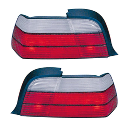 Heckleuchten Rot Klar passend für BMW 3er (E36) Coupe und Cabrio 1991-1999