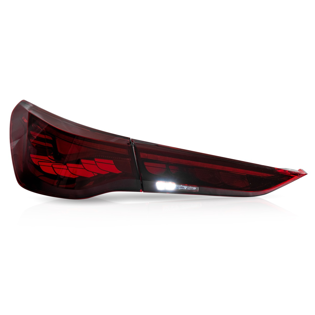 Dynamische LED Rote Rücklichter passend für BMW 4 G22 G23 G26 G82 G83 2020-