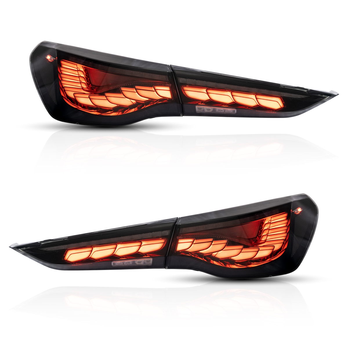 Dynamische LED Rücklichter Smoke passend für BMW 4er G22 G23 G26 M4