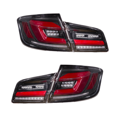 Dynamische LED Rücklichter Schwarz passend für BMW 5er F10 Limousine 2010-2017